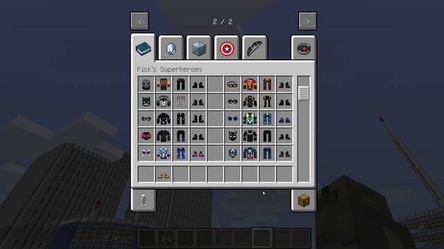 MINECRAFT - Fisk's Superheroes Mod - обзор супер героев