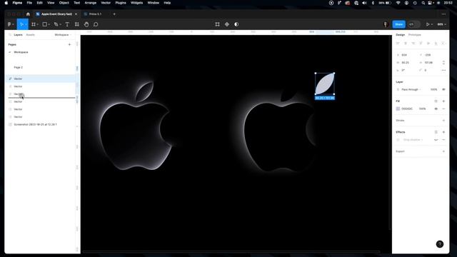 Visual Effects in Figma - Apple Event Logo (Scary Fast) смотреть онлайн