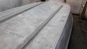 Покраска лодки Прогресс-4