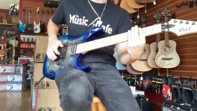 Cort X Series X300BLB Electric Guitar FLAMED MAPLE TOP смотреть онлайн