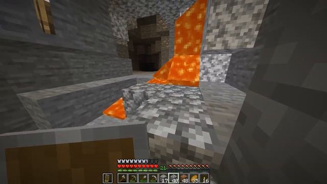 Minecraft Ванильное выживание #16 Куча руды! смотреть онлайн