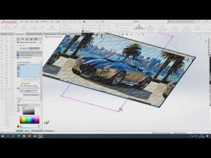 Изображение на поверхности #SolidWorks