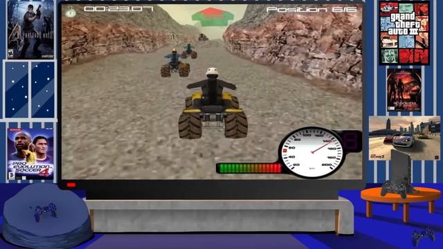 X-treme Quads PS2 Review - Budget PS2 Off-road Racing Game смотреть онлайн
