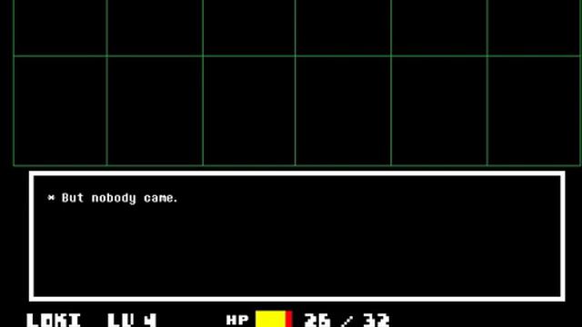 But nobody came - Undertale смотреть онлайн