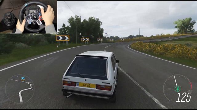 Rebuilding A Volkswagen Golf MK-1 - Forza Horizon 4 (Steering Wheel + Shifter) Gameplay смотреть онлайн