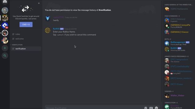 How to verify in discord server's that use RoWifi смотреть онлайн