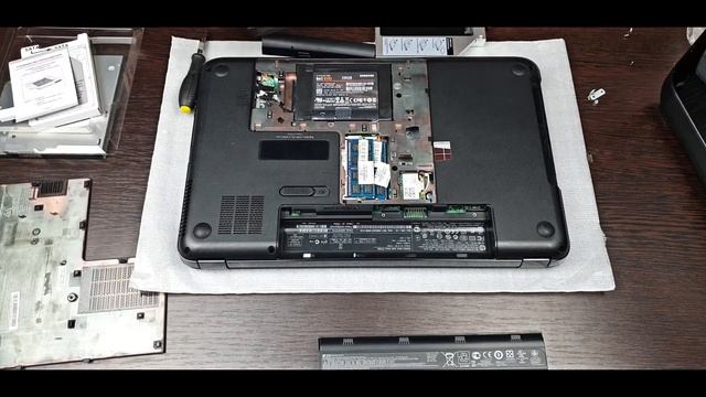 Установка SSD и HDD в HP pavilion g6DV6 смотреть онлайн