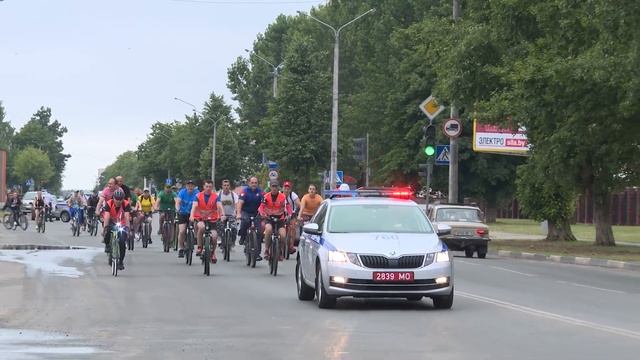 День Независимости Республики Беларусь: районный велопробег смотреть онлайн