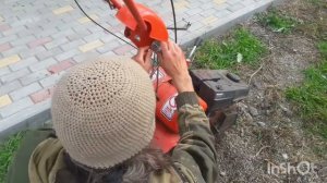 Зажим руля мотоблока Салют 100.