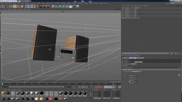 77. Про камеру Cinema 4D: База. Camera Morph (переход между камерами) смотреть онлайн