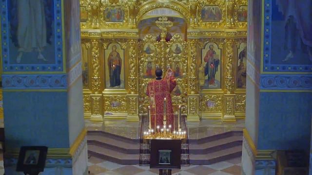 9-й час. Вечерня. Малое повечерие. Свято-Троицкий Александра Свирского монастырь. смотреть онлайн