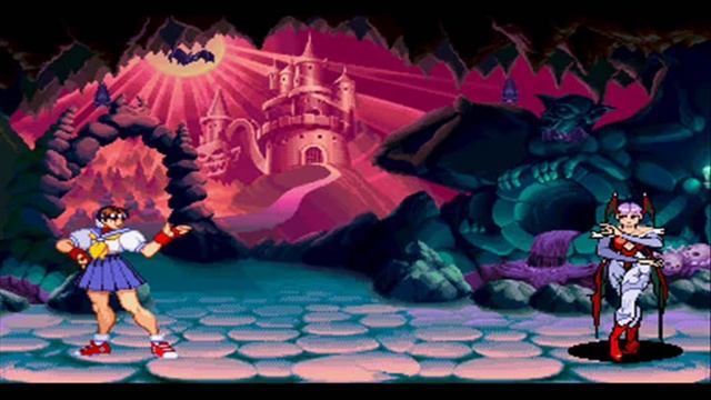 Darkstalkers Vs Street Fighter-Street Fighter Random Encounter смотреть онлайн