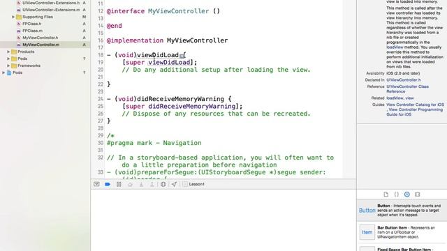 Занятие 1. Функциональное программирование, ReactiveCocoa смотреть онлайн