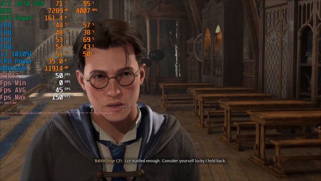 GTX 1070 8GB - Hogwarts Legacy On Ultra Settings [Benchmark] - 2024 смотреть онлайн