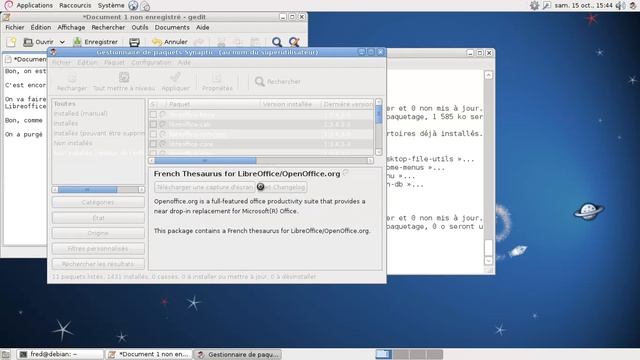 Installation de libreoffice dans la Debian Wheezy смотреть онлайн