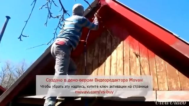 Покраска деревянного дома краской NORDICA аппаратом Graco Mark VII. смотреть онлайн