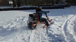 Снегокат с мотором для взрослых