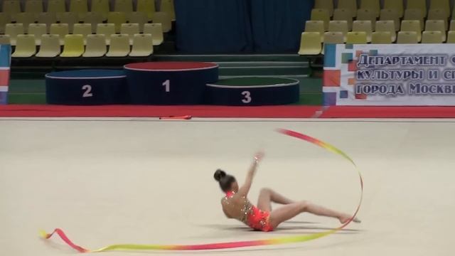 Аверина Арина, лента. Командное Первенство Москвы, 29.03.13 смотреть онлайн