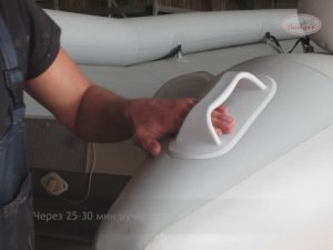 Тюнинг лодки ПВХ своими руками: как приклеить ручку или другую фурнитуру на баллон надувной лодки