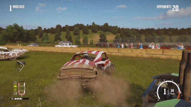 (PS5) Tractor Racing Wreckfest Gameplay  I Ultra High Graphics [4K HDR 60FPS]