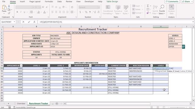 How to Create a Recruitment Tracker in Excel смотреть онлайн