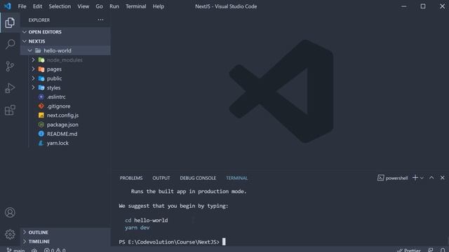Next.js Tutorial - 2 - Hello World смотреть онлайн