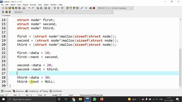 Deletion of Last Node(End Node) in Single Linked List(Hindi) смотреть онлайн