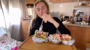 Вас знакомят подруги ?Мукбанг/вкусный /сытный/крошка картошка ?