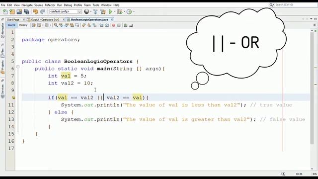 How to use BOOLEAN OPERATORS in JAVA - LESSON 6 part 3 смотреть онлайн