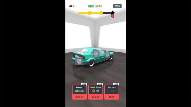 Idle Car Tuning: car simulator - Gameplay Walkthrough Part 1 - Tutorial (iOS, Android) смотреть онлайн