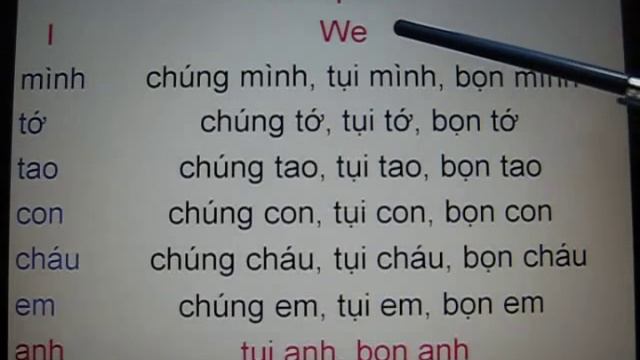Self-studying Vietnamese Lesson 13 (1/2) Plural Subjects (We, You, They) смотреть онлайн