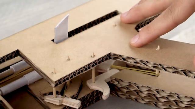 Как сделать автомат из картона?! смотреть онлайн