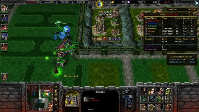 Warcraft 3 Classic HellHalt TD Competitive #55 смотреть онлайн