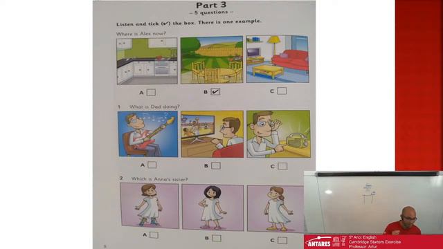 5º Ano: English Cambridge Starters Exercise Professor: Artur смотреть онлайн