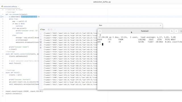 Display RealTime Charts (Lightweight-Charts) Integrating TCP Sockets, Kafka, and WebSockets with J смотреть онлайн