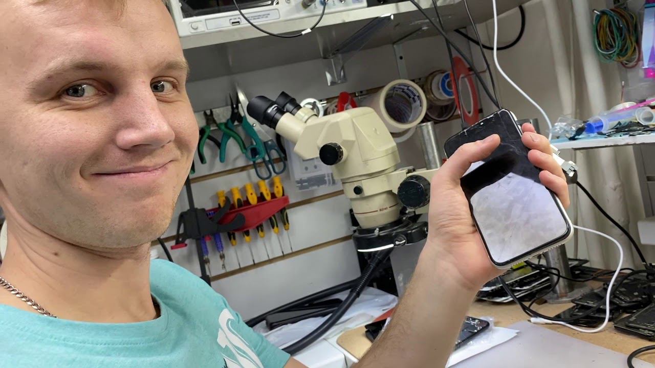 Пятна на экране iPhone XR - разбираем и ищем причину! смотреть онлайн