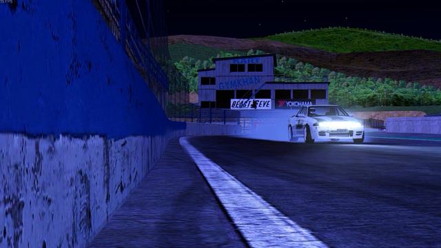 Assetto Corsa - Night skids on Ebisu Minami смотреть онлайн