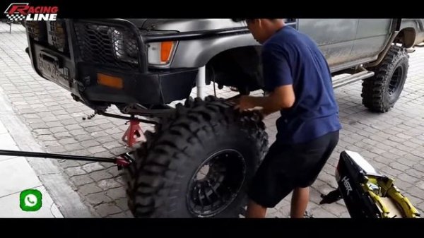 Mobil Toyota Hilux Kita Pakaikan Ban Offroad R15 | Badak X-treme !!!