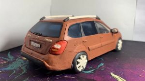 Лада Калина из пластилина | Процесс создания