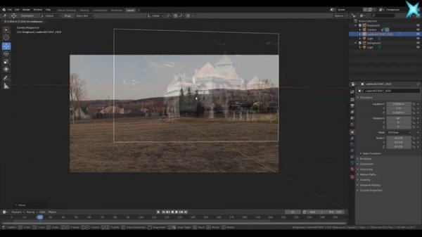 Трекинг камеры в BLENDER 3D