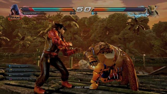 TEKKEN™7 jin vs king 4k 60 fps on xbox series x смотреть онлайн