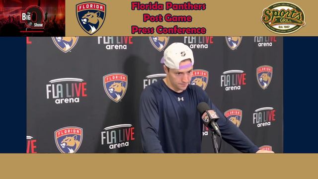 Florida Panthers C Frank Vatrano Meets with Media after 5-4 win over Wild 11 20 2021 смотреть онлайн