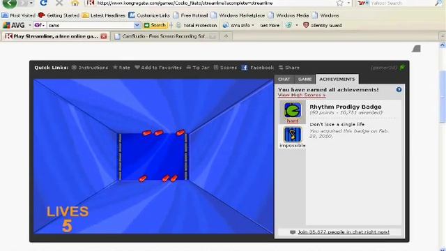 Streamline Flash Game- Impossible Badge смотреть онлайн