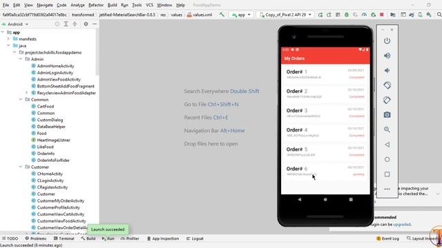 Food Order App Android Studio - Restaurant | Customer | Rider | Complete Food App Using Firebase смотреть онлайн