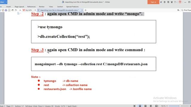 Importing JSON file in MongoDB смотреть онлайн