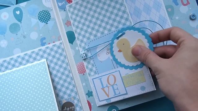 Детский альбом (скрапбукинг) / Album For The Baby (scrapbooking)