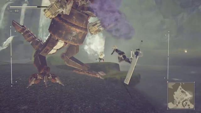 NieR:Automata A2怪獣型の機械生命体 小ゴジラと戦う！ смотреть онлайн