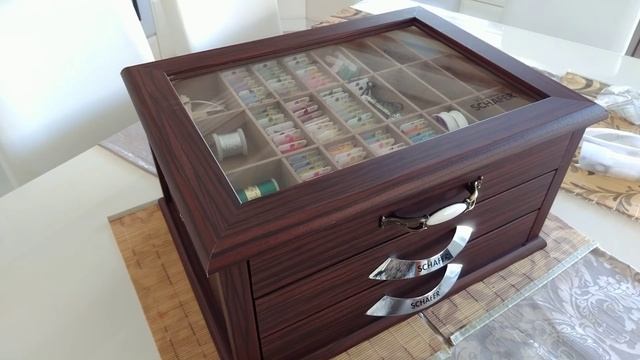 Хранение ниток для вышивки или очередная переделка очередного комодика:) смотреть онлайн
