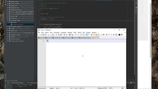 How to recognize shapes outside, inside with Python and OpenCV? смотреть онлайн