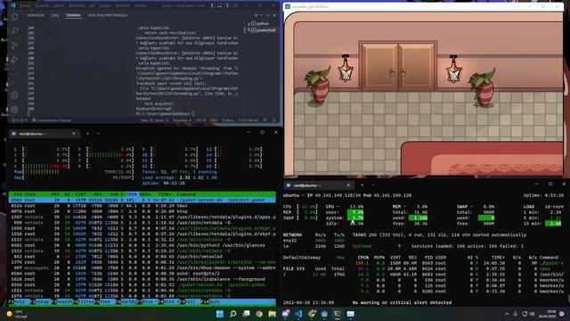 Server Side Physics Sync - Godot Engine Stress Test смотреть онлайн